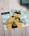 Lawn Fawn - Lawn Cuts - Tiny Gift Box Bee Add-On-ScrapbookPal