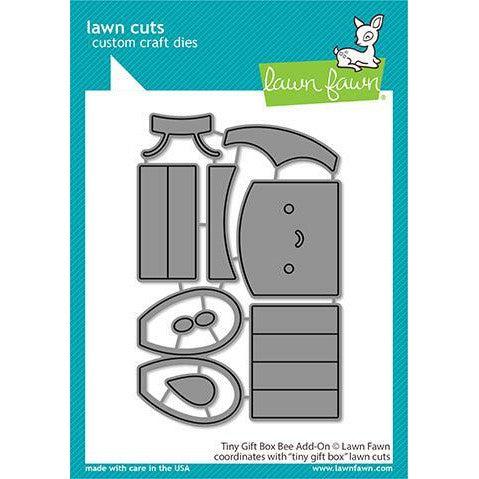 Lawn Fawn - Lawn Cuts - Tiny Gift Box Bee Add-On-ScrapbookPal