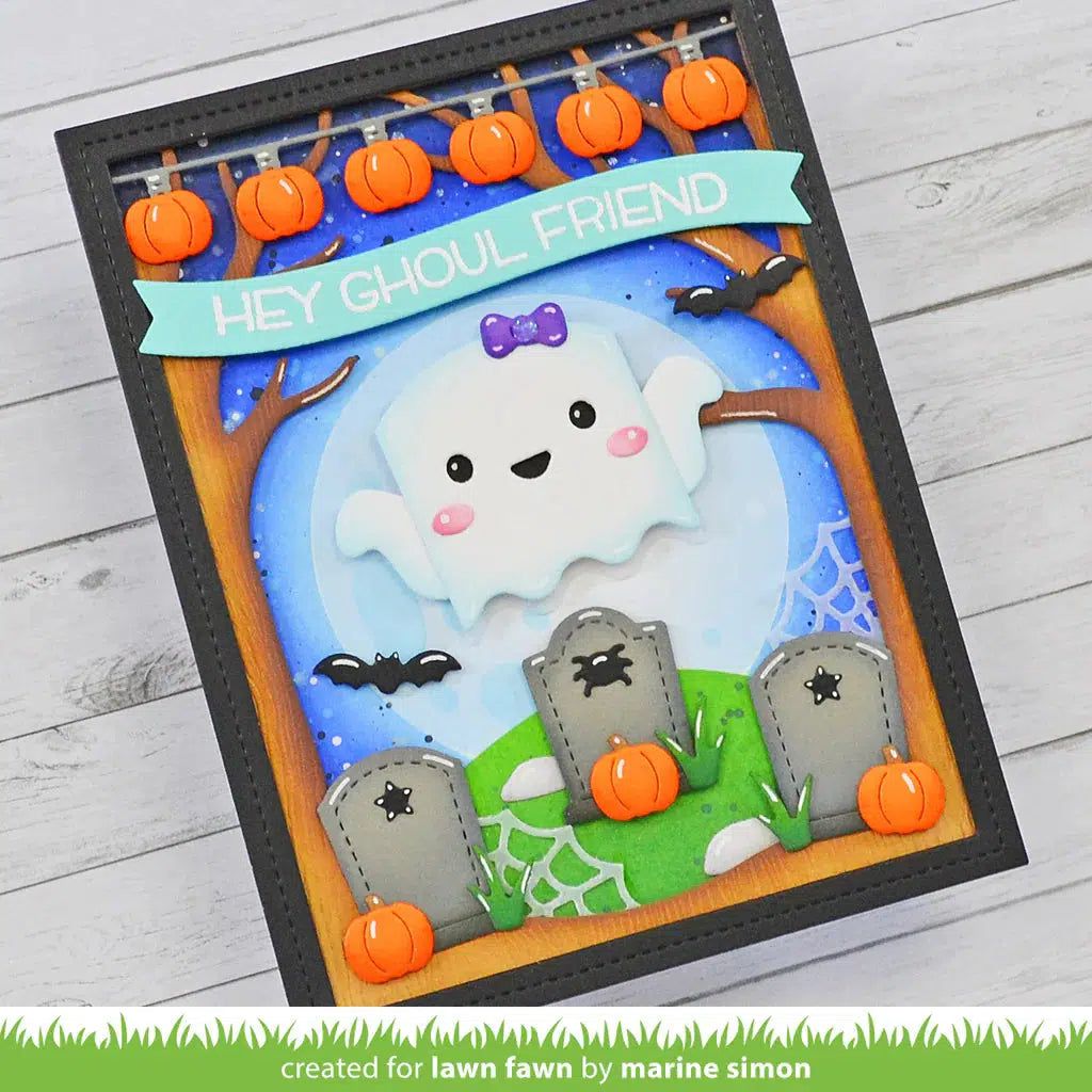 Lawn Fawn - Lawn Cuts - Tiny Gift Box Ghost Add-On-ScrapbookPal