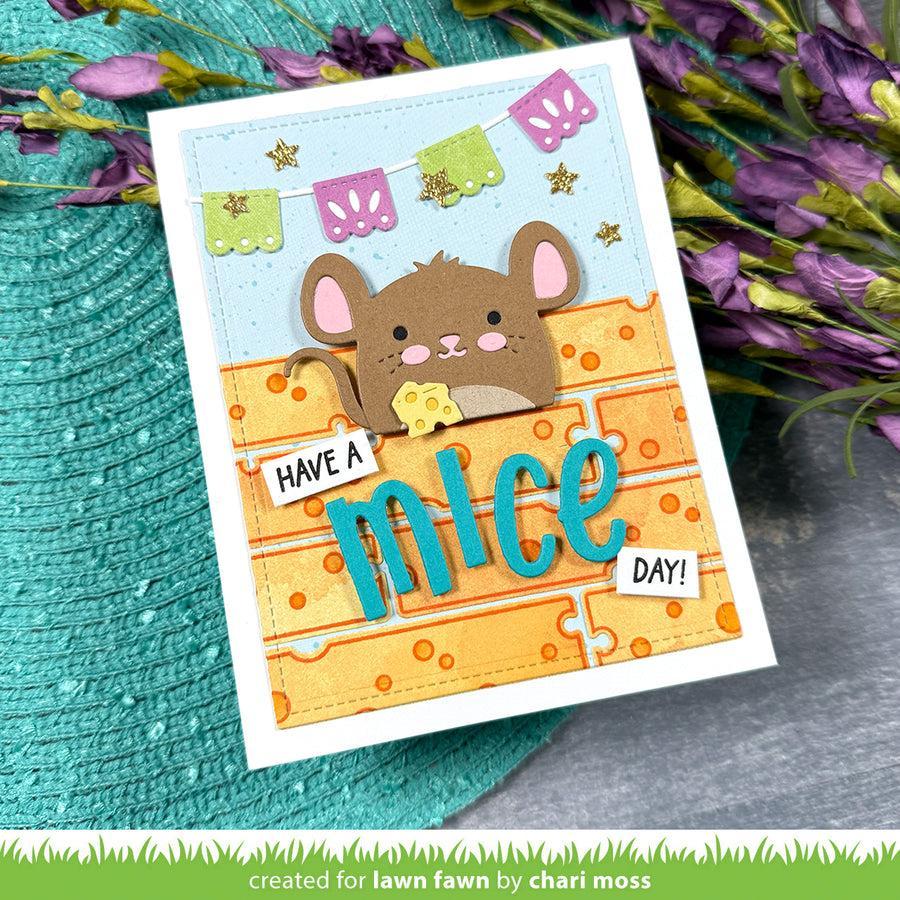 Lawn Fawn - Lawn Cuts - Tiny Gift Box Mouse Add-On-ScrapbookPal