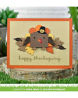 Lawn Fawn - Lawn Cuts - Tiny Gift Box Peacock and Turkey Add-On-ScrapbookPal