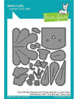 Lawn Fawn - Lawn Cuts - Tiny Gift Box Peacock and Turkey Add-On-ScrapbookPal