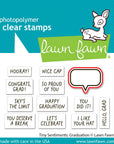 Lawn Fawn - Lawn Cuts - Tiny Sentiments: Graduation-ScrapbookPal