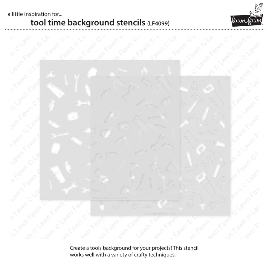 Lawn Fawn - Lawn Cuts - Tool Time Background-ScrapbookPal