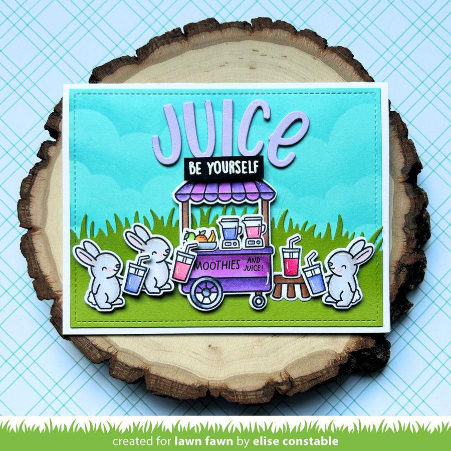 Lawn Fawn - Lawn Cuts - Treat Cart Add-On: Smoothies 'N Juice-ScrapbookPal