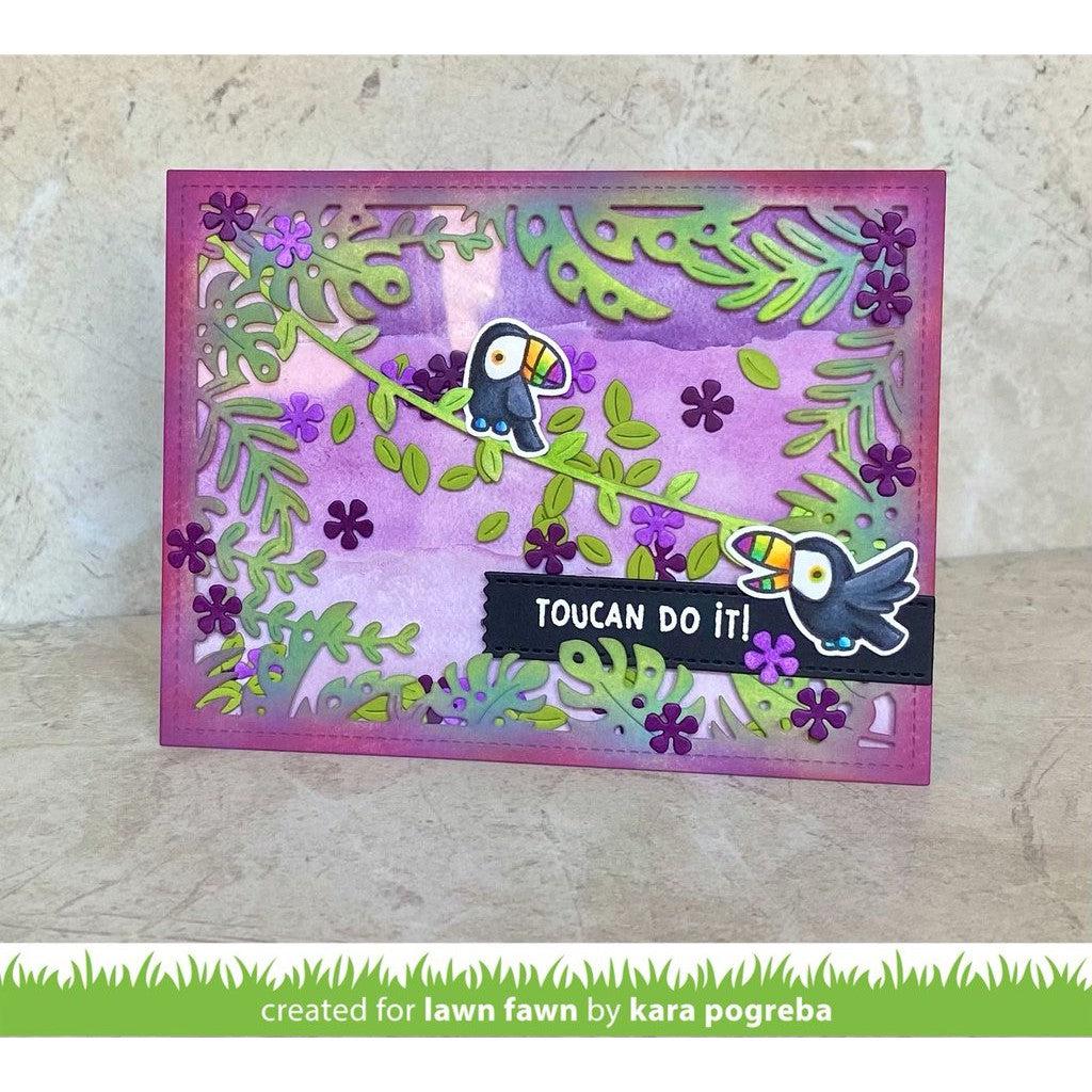 Lawn Fawn - Lawn Cuts - Tropcial Leaves Backdrop-ScrapbookPal