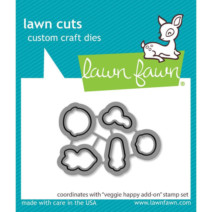 Lawn Fawn - Lawn Cuts - Veggie Happy Add-On-ScrapbookPal