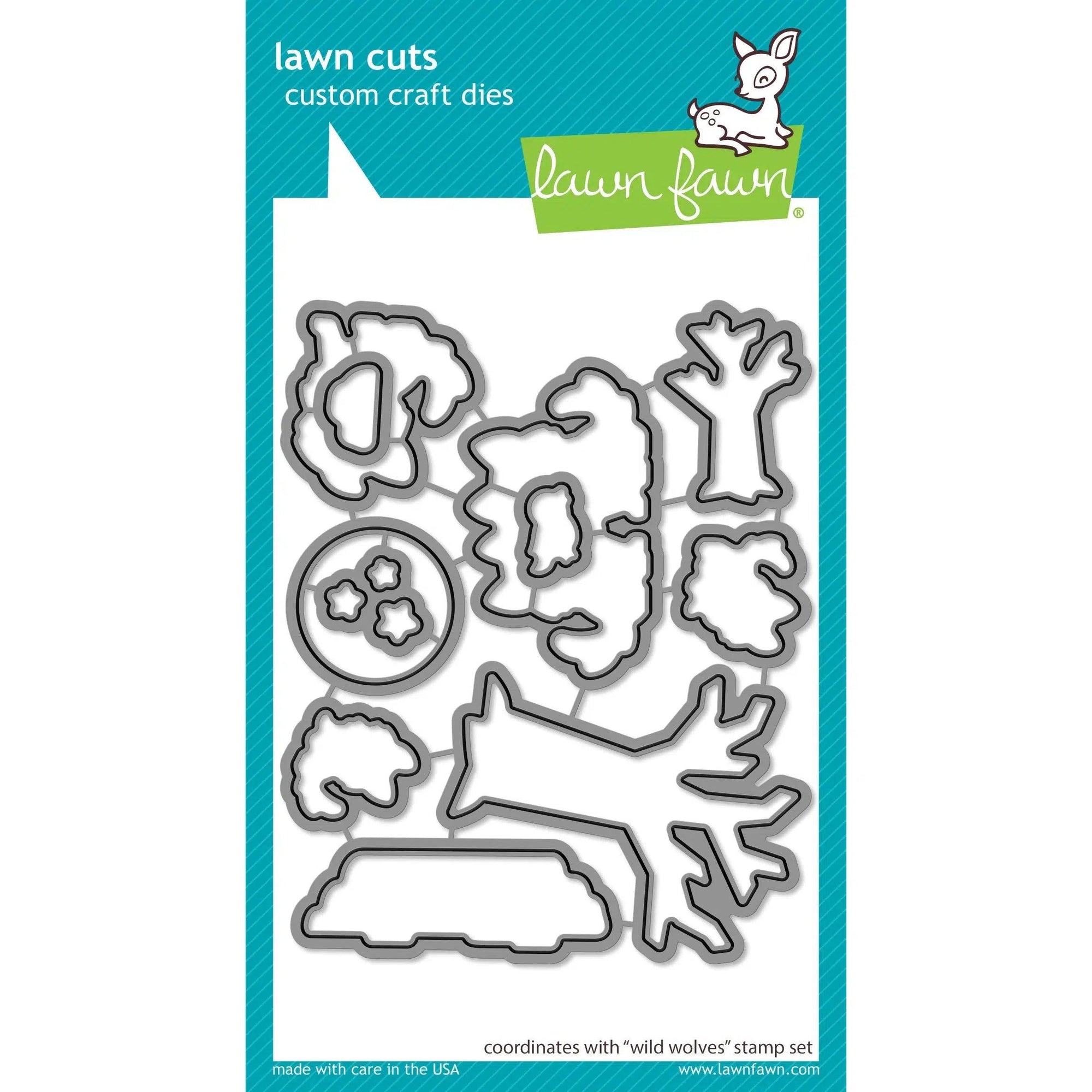 Lawn Fawn - Lawn Cuts - Wild Wolves-ScrapbookPal