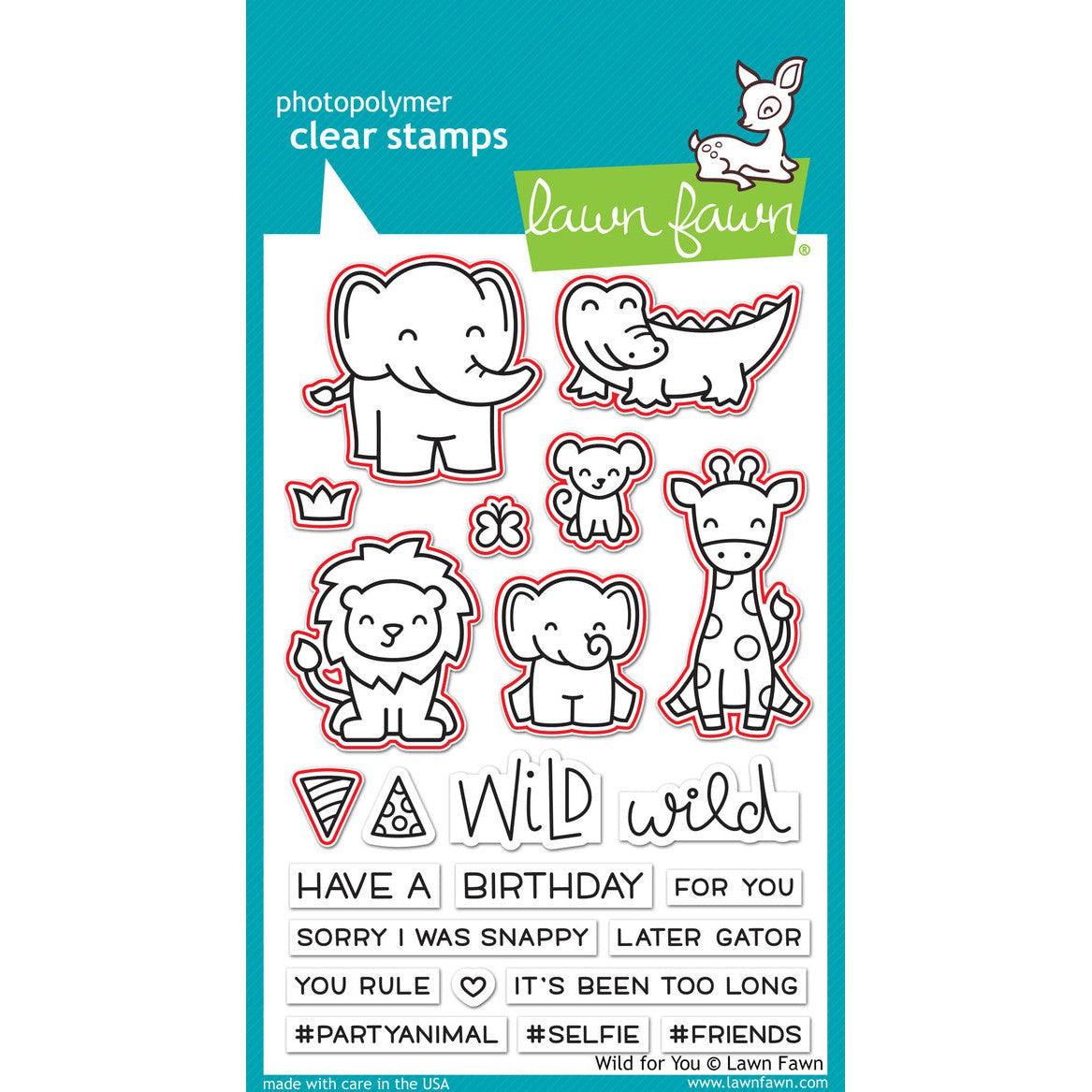 Lawn Fawn - Lawn Cuts - Wild for You-ScrapbookPal