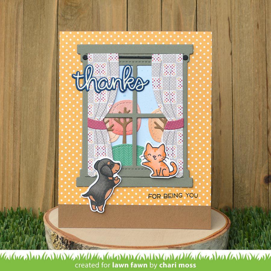 Lawn Fawn - Lawn Cuts - Window Frame-ScrapbookPal