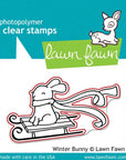 Lawn Fawn - Lawn Cuts - Winter Bunny-ScrapbookPal