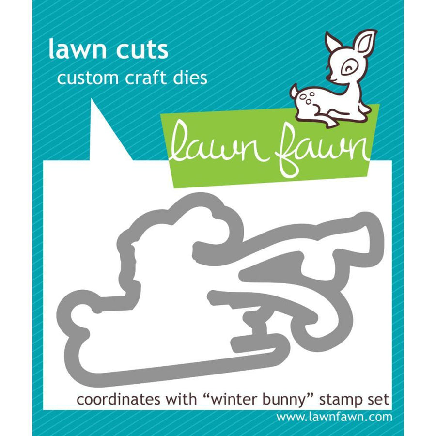 Lawn Fawn - Lawn Cuts - Winter Bunny-ScrapbookPal