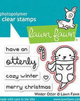 Lawn Fawn - Lawn Cuts - Winter Otter-ScrapbookPal