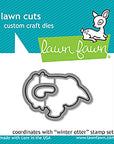 Lawn Fawn - Lawn Cuts - Winter Otter-ScrapbookPal