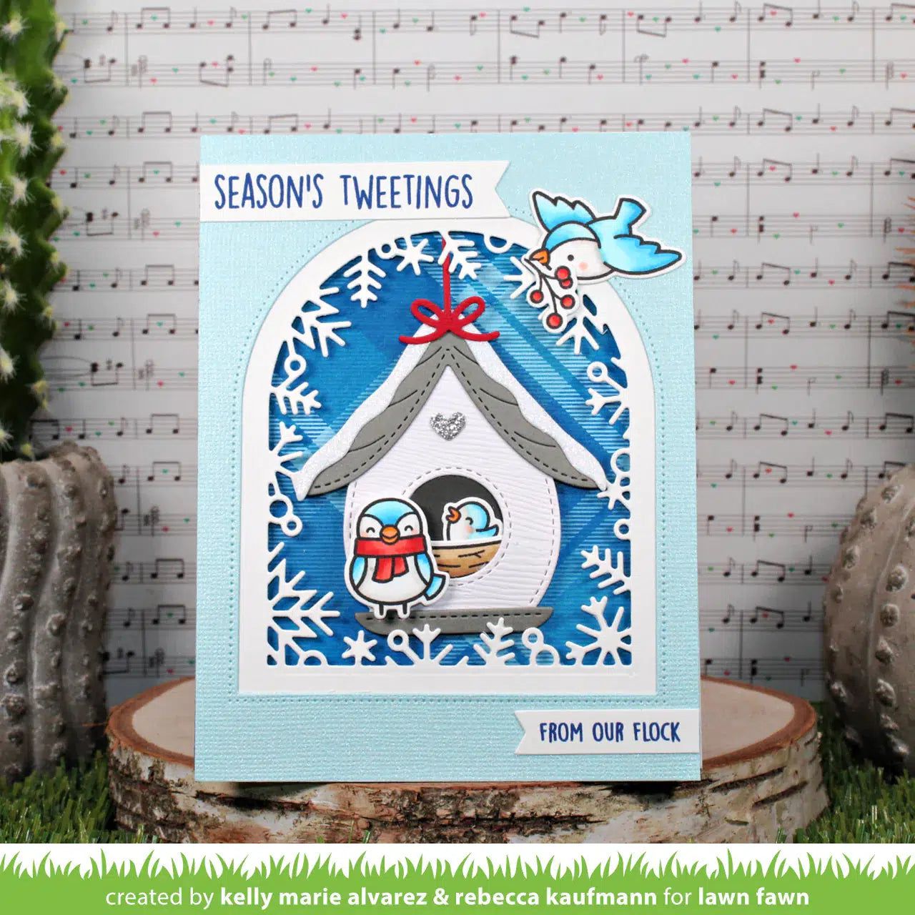 Lawn Fawn - Lawn Cuts - Winter Wonderland Window-ScrapbookPal