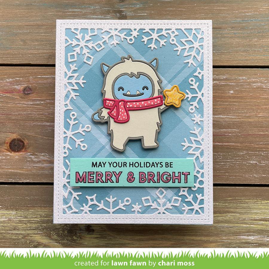 Lawn Fawn - Lawn Cuts - Winter Yeti-ScrapbookPal