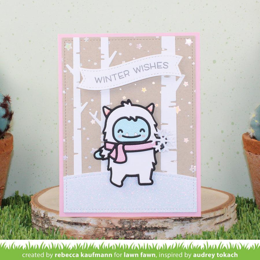 Lawn Fawn - Lawn Cuts - Winter Yeti-ScrapbookPal