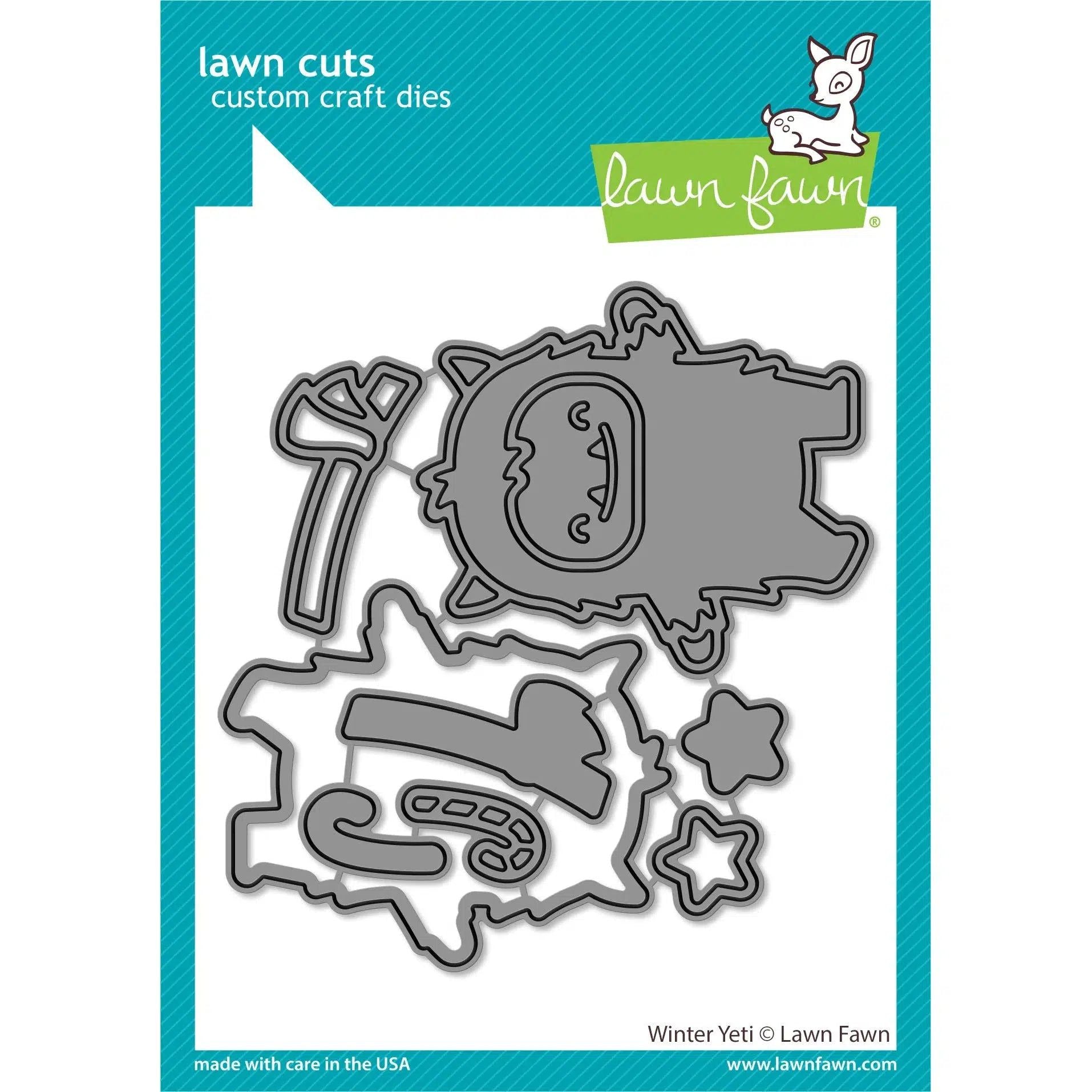 Lawn Fawn - Lawn Cuts - Winter Yeti-ScrapbookPal