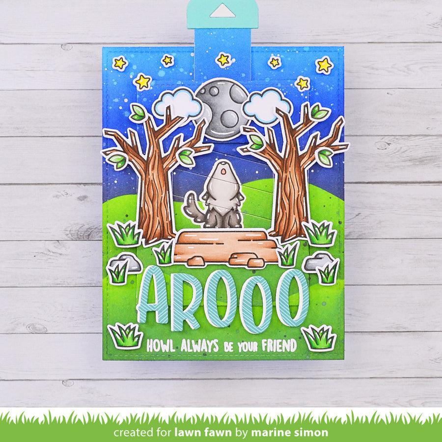 Lawn Fawn - Lawn Cuts - Wolf Before &#39;N Afters-ScrapbookPal