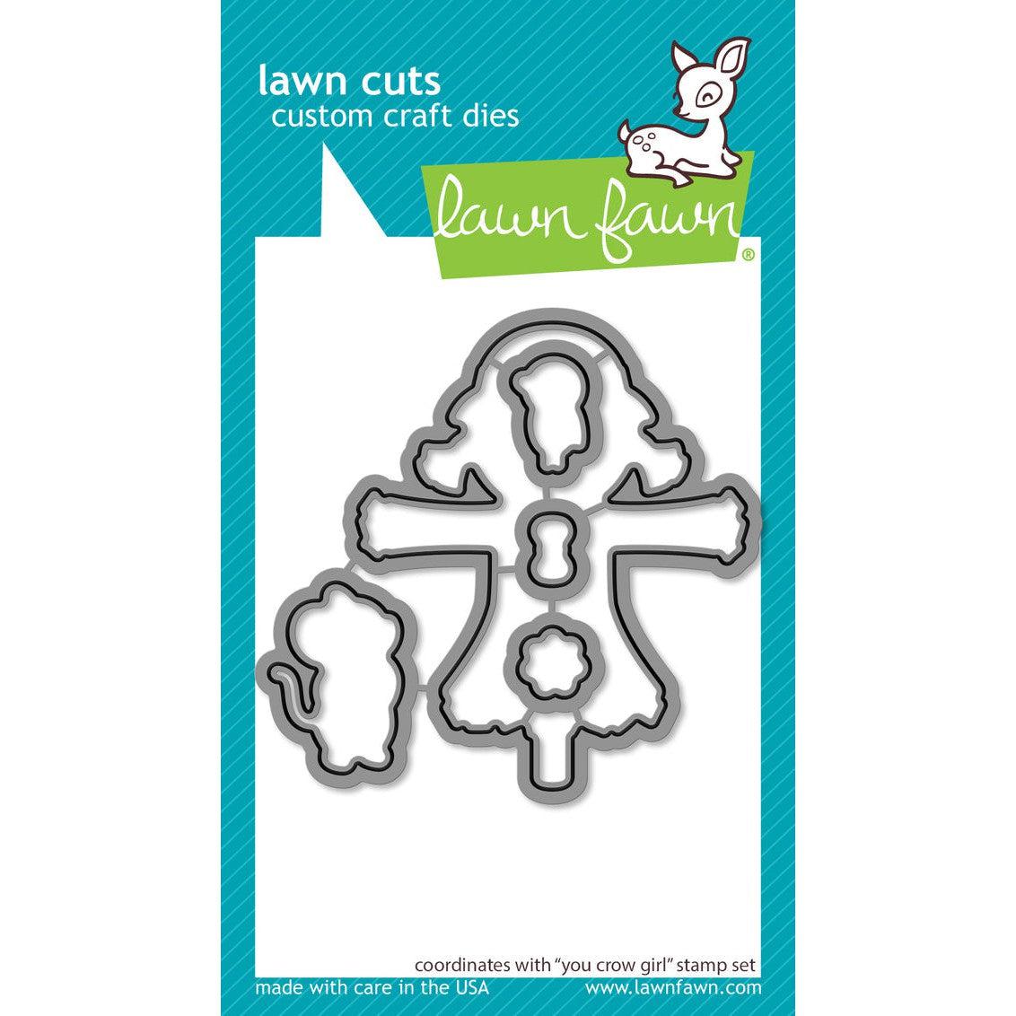 Lawn Fawn - Lawn Cuts - You Crow Girl-ScrapbookPal