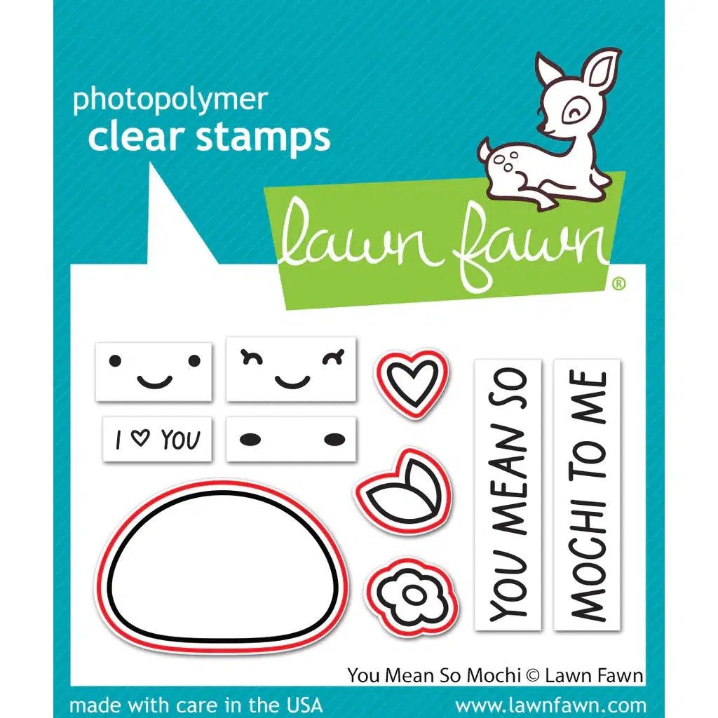 Lawn Fawn - Lawn Cuts - You Mean So Mochi-ScrapbookPal