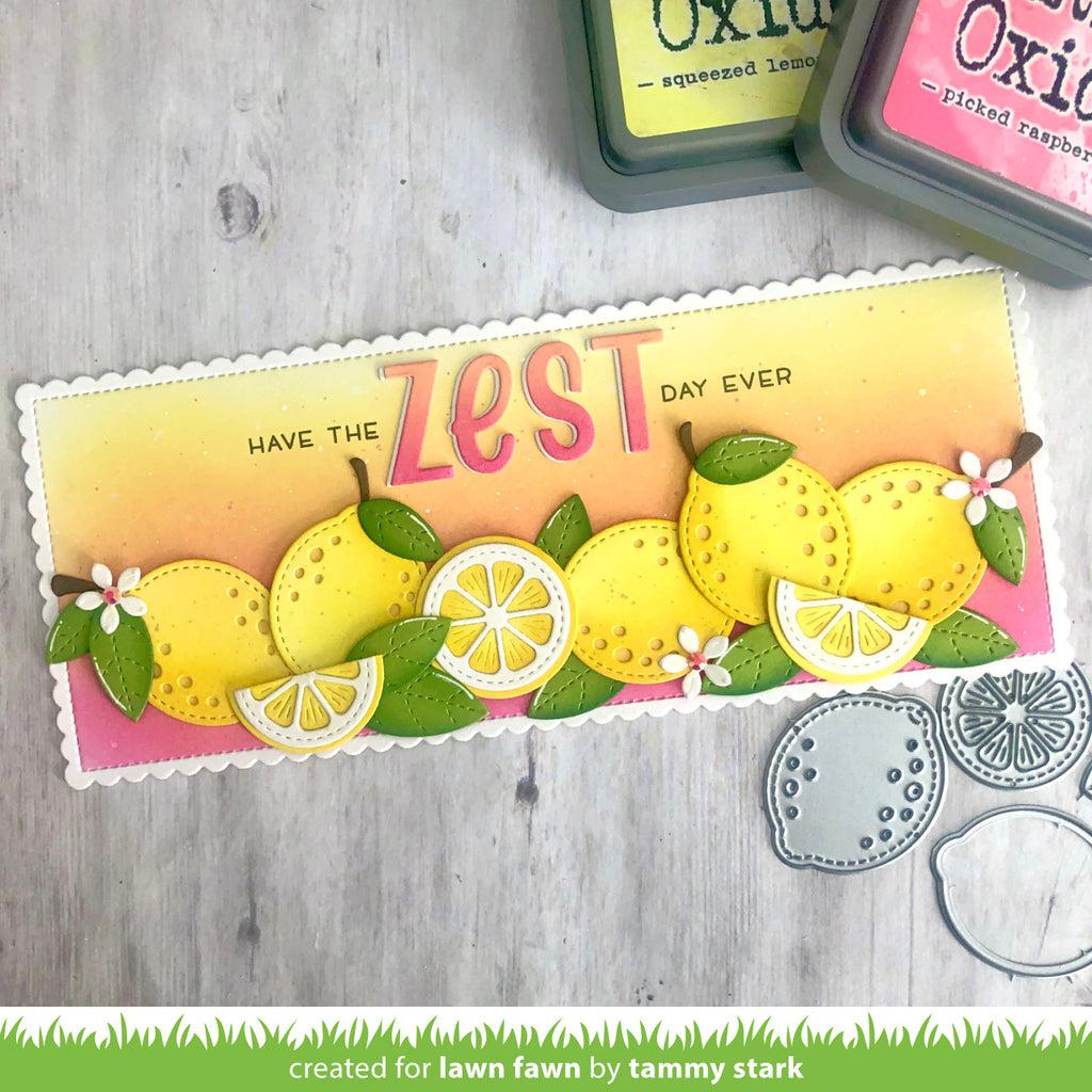 Lawn Fawn - Lawn Cuts - Zesty Lemon-ScrapbookPal