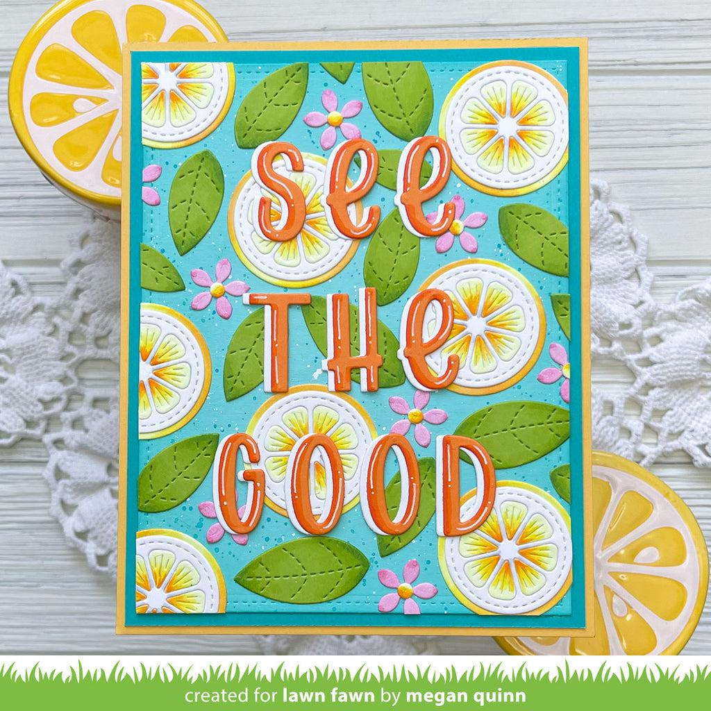 Lawn Fawn - Lawn Cuts - Zesty Lemon-ScrapbookPal