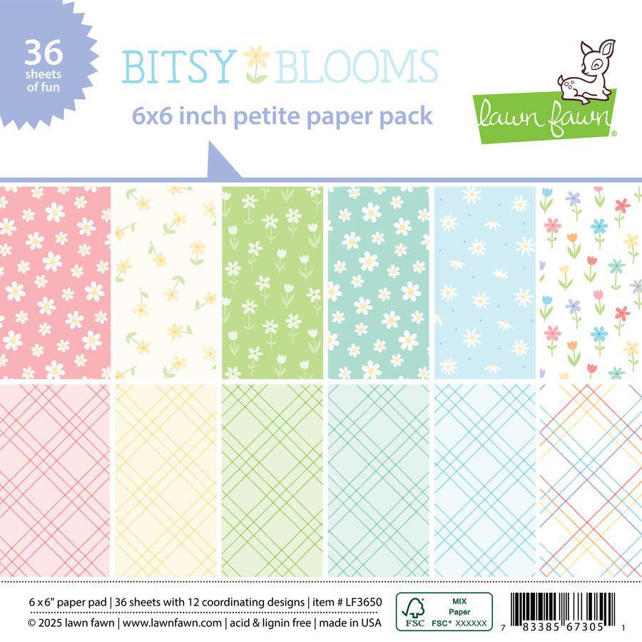 Lawn Fawn - Petite Paper Pack - Bitsy Blooms-ScrapbookPal