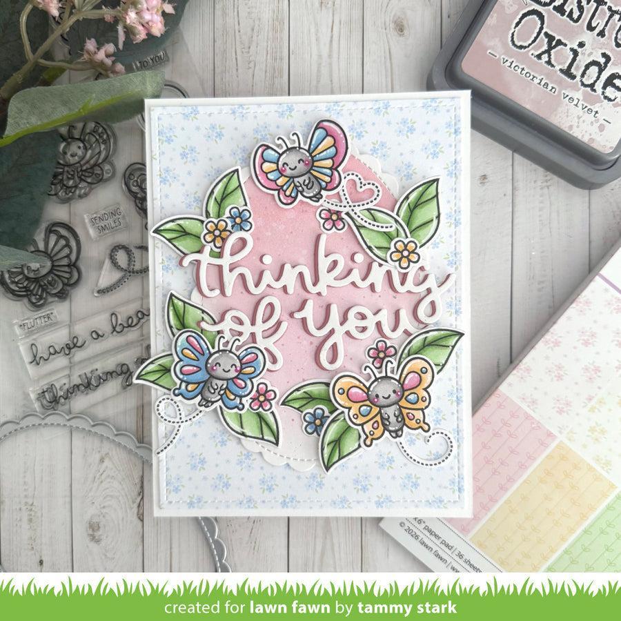 Lawn Fawn - Petite Paper Pack - Blissful Blossoms-ScrapbookPal