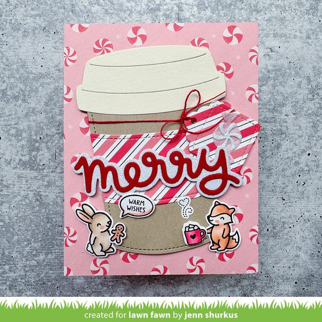 Lawn Fawn - Petite Paper Pack - Candy Cane Lane-ScrapbookPal