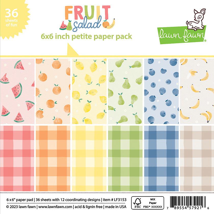 Lawn Fawn - Petite Paper Pack - Fruit Salad-ScrapbookPal