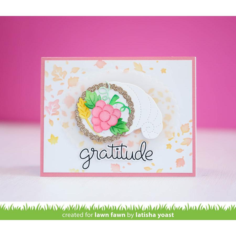 Lawn Fawn - Stencils - Autumn Breeze-ScrapbookPal