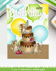 Lawn Fawn - Stencils - Balloon Background-ScrapbookPal