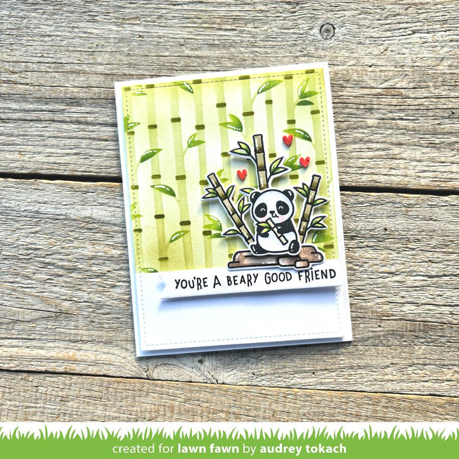 Lawn Fawn - Stencils - Bamboo-ScrapbookPal