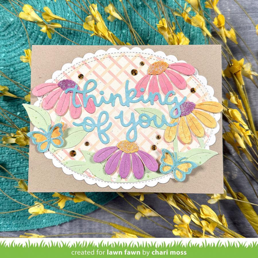 Lawn Fawn - Stencils - Basket Weave-ScrapbookPal
