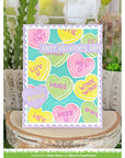 Lawn Fawn - Stencils - Candy Hearts-ScrapbookPal