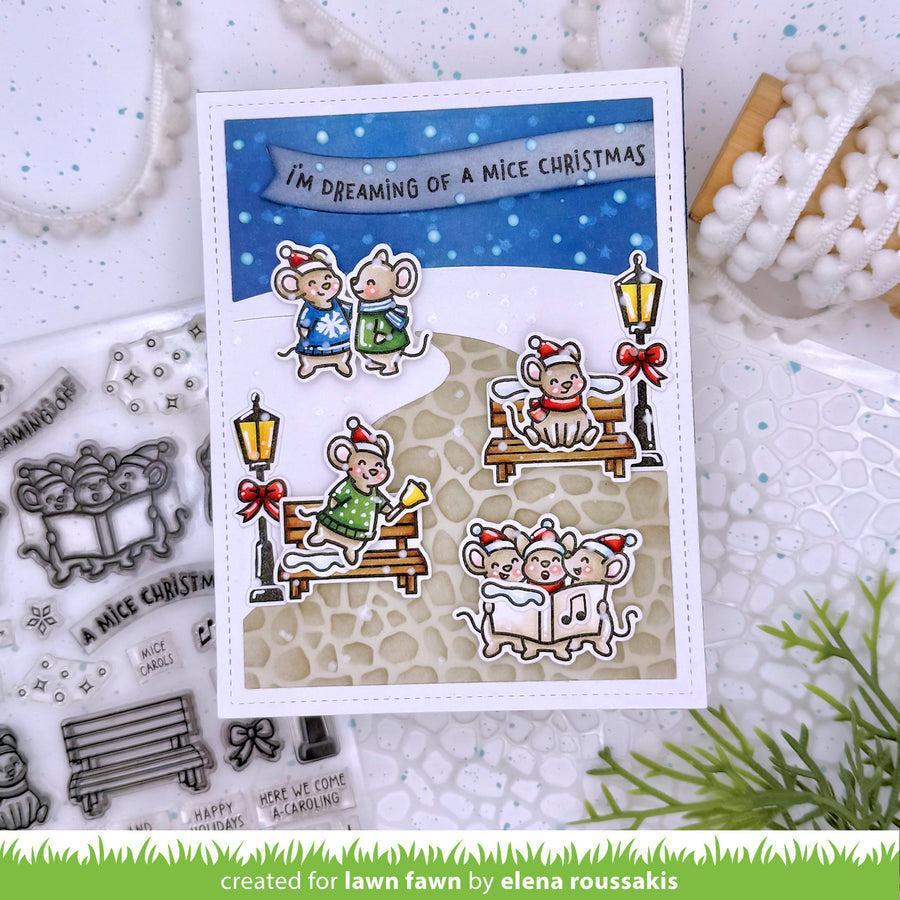 Lawn Fawn - Stencils - Cobblestone-ScrapbookPal