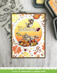 Lawn Fawn - Stencils - Fall Leaves Background-ScrapbookPal