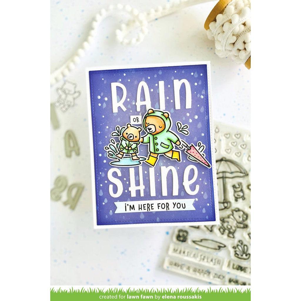 Lawn Fawn - Stencils - Rainy Sky-ScrapbookPal