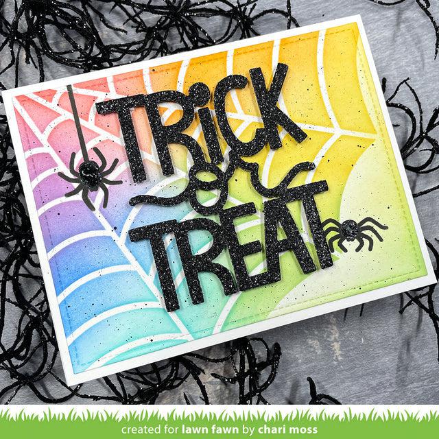 Lawn Fawn - Stencils - Spiderweb Background-ScrapbookPal