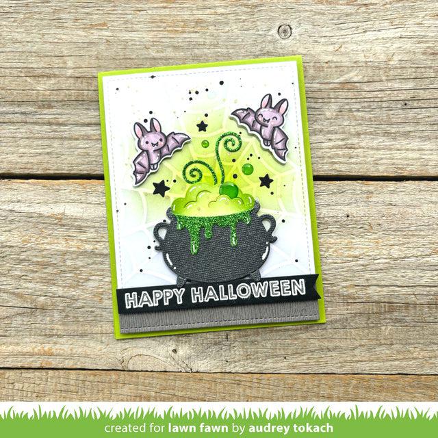 Lawn Fawn - Stencils - Spiderweb Background-ScrapbookPal