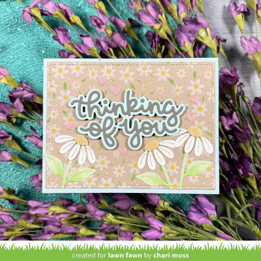 Lawn Fawn - Stencils - Spring Flowers-ScrapbookPal