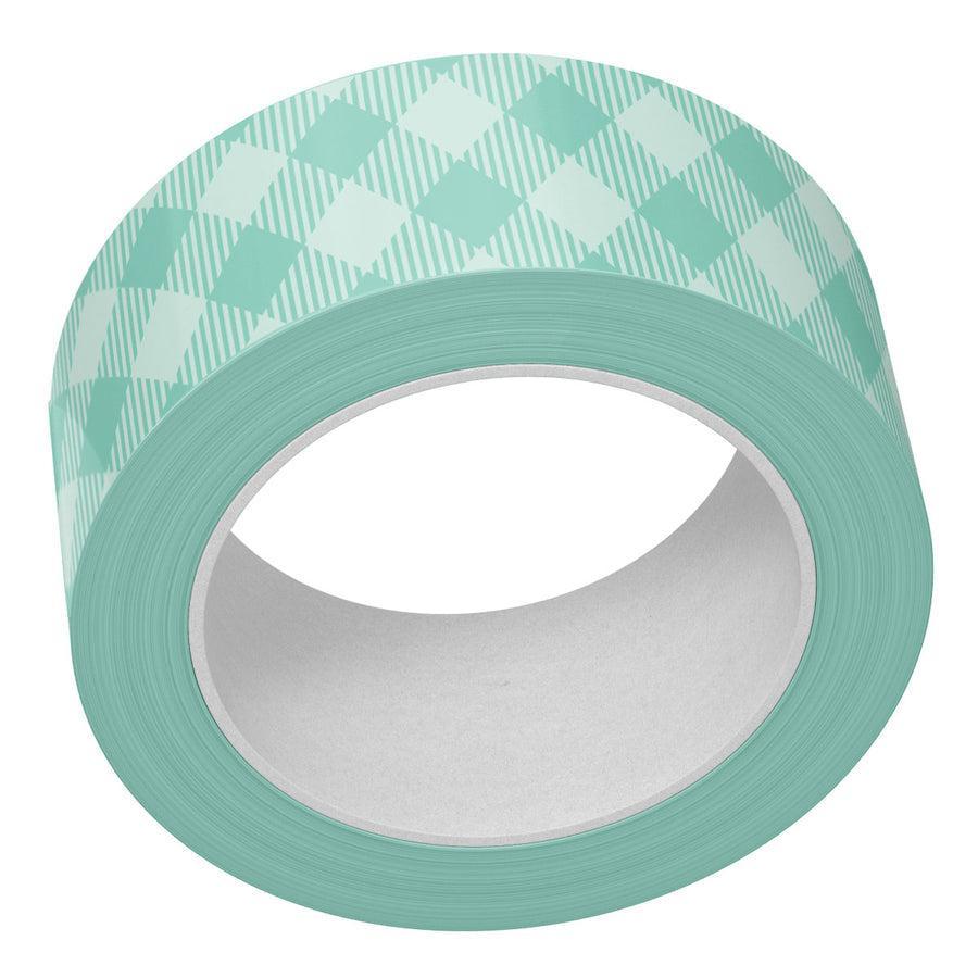 Lawn Fawn - Washi Tape - Aqua Gingham-ScrapbookPal