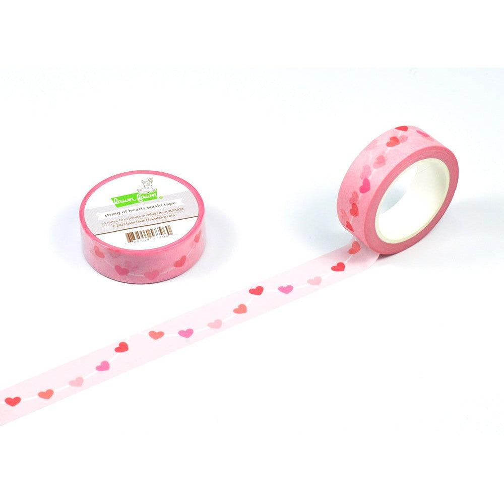 Lawn Fawn - Washi Tape - String of Hearts-ScrapbookPal