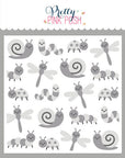 Pretty Pink Posh - Stencils - Layered Bugs