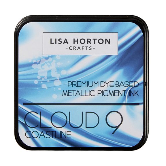 Lisa Horton Crafts - Cloud 9 Metallic Ink Pad - Coastline-ScrapbookPal