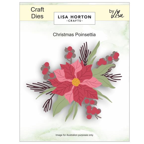 Lisa Horton Crafts - Dies - Christmas Poinsettia-ScrapbookPal