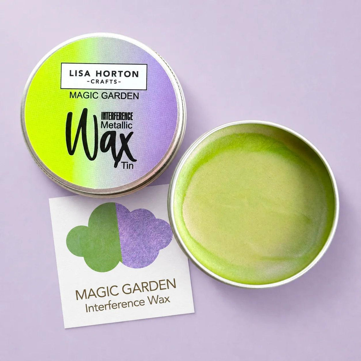 Lisa Horton Crafts - Interference Water Based Wax Tin - Magic Garden-ScrapbookPal