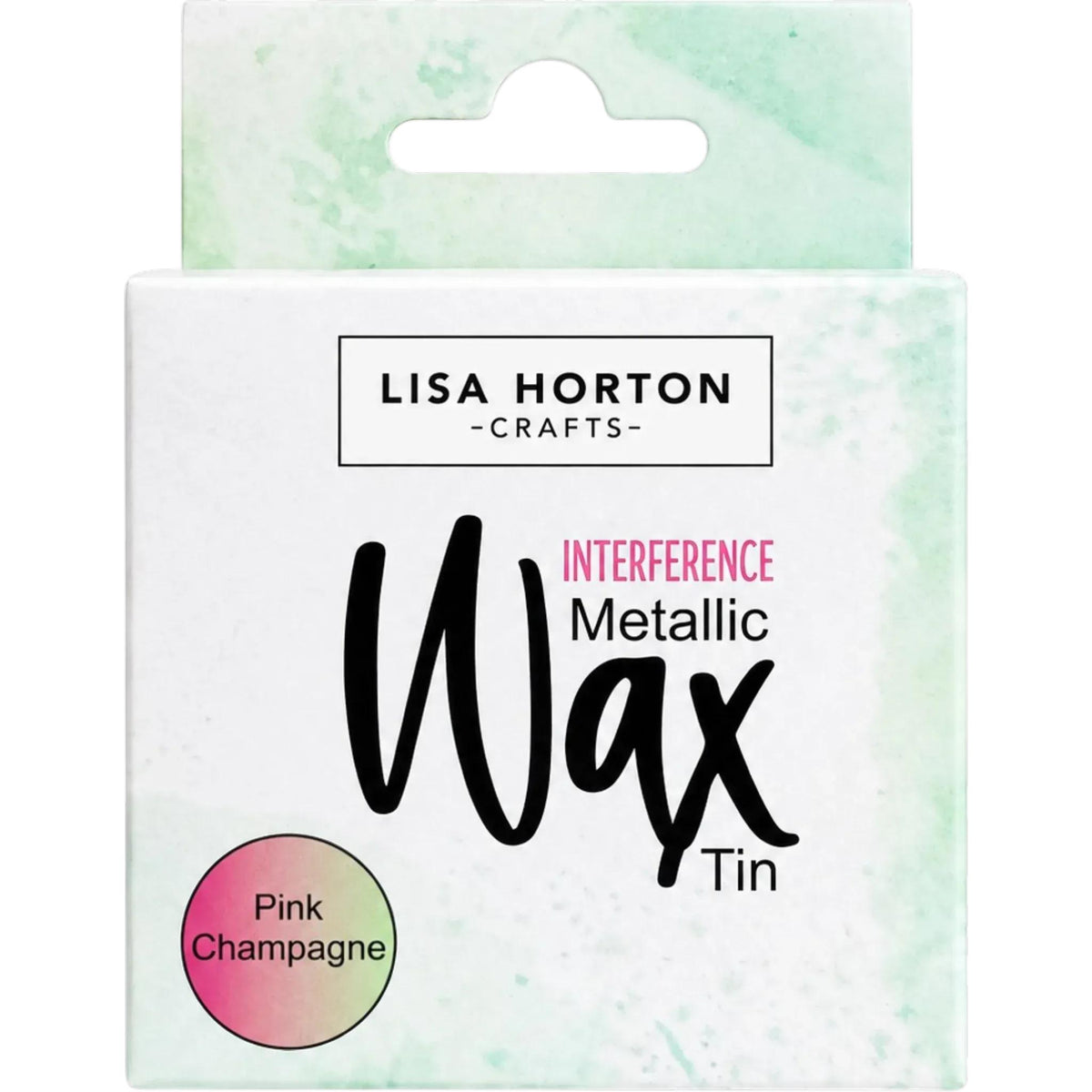 Lisa Horton Crafts - Interference Water Based Wax Tin - Pink Champagne-ScrapbookPal