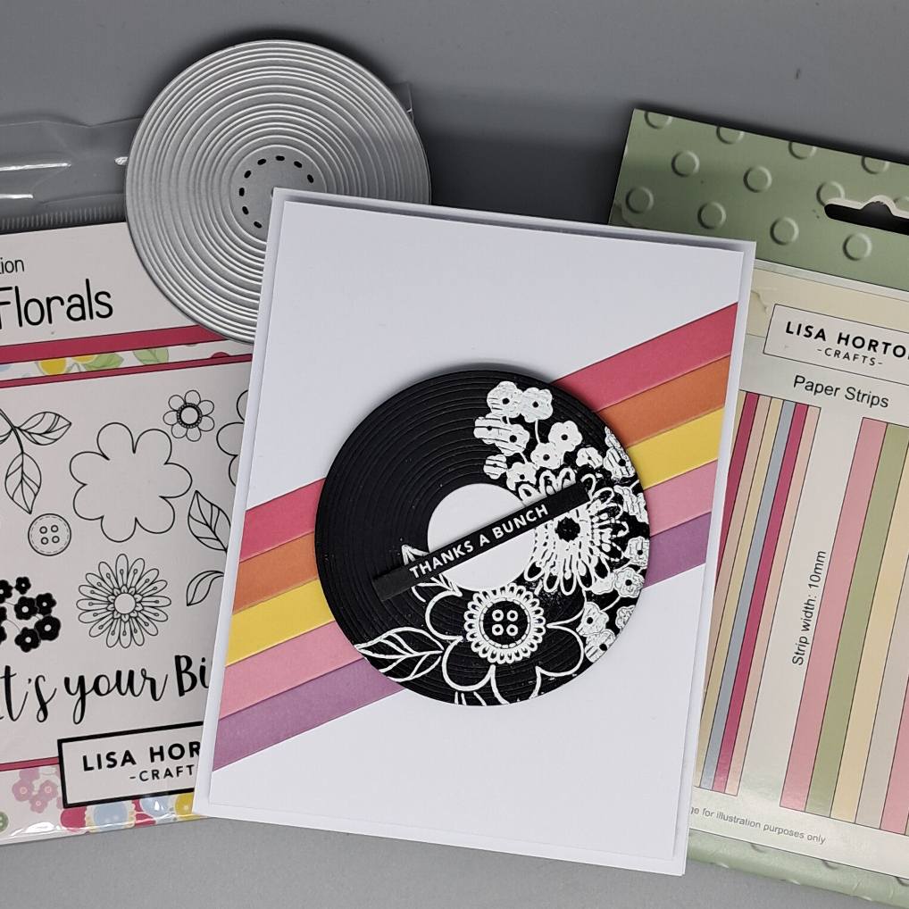 Lisa Horton Crafts - Paula Creates Collection - Dies - Tag On The Record-ScrapbookPal